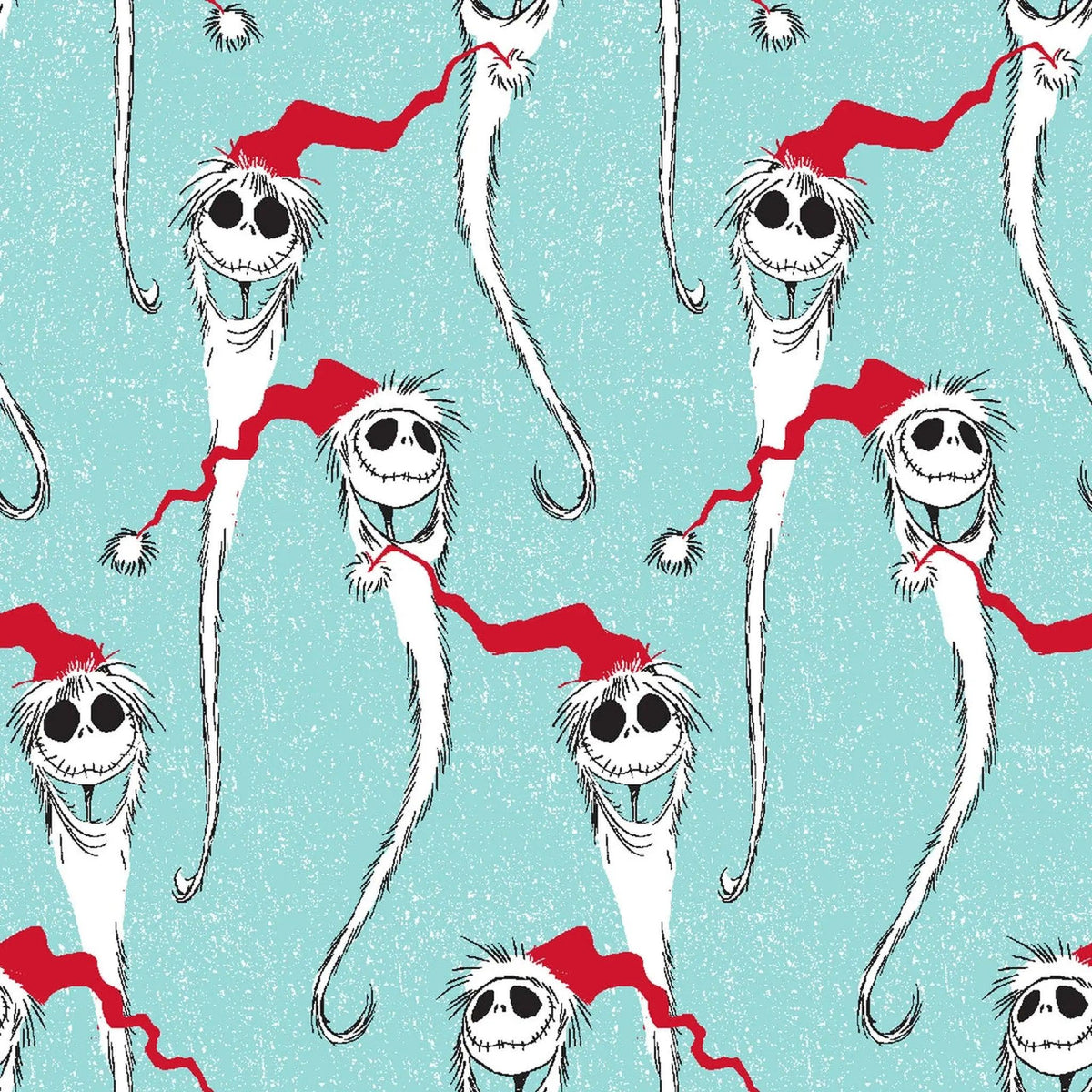 Licensed Prints - Nightmare Before Christmas Santa Jack - Blue