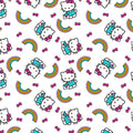 Licensed Prints - Hello Kitty Rainbow Toss