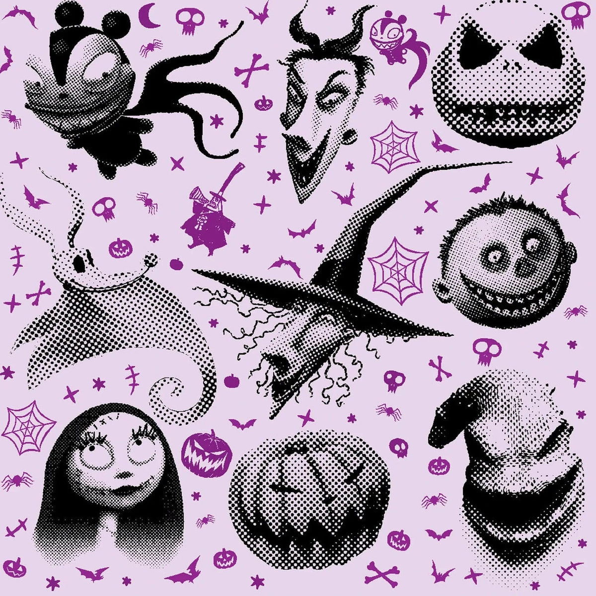 Licensed Prints - Nightmare Before Christmas Character Pack - Light Purple