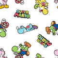 Licensed Prints - Super Mario Bro. - Mario and Yoshi - White