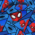 Licensed Prints - Spiderman - Spiders - Blue