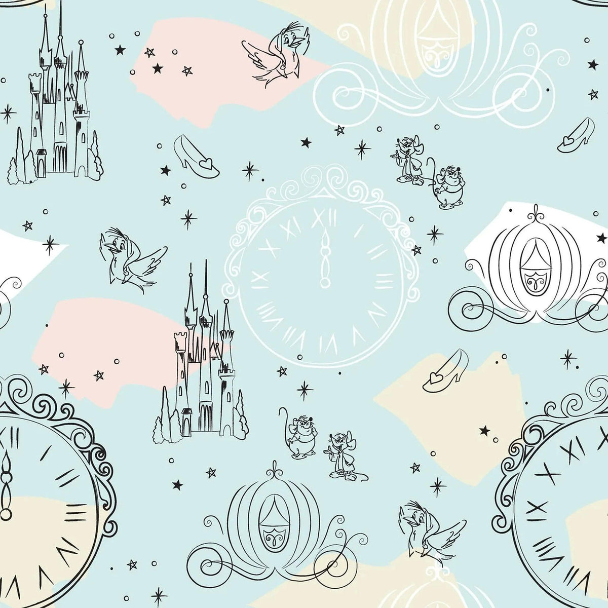 Licensed Prints - Disney - Outline Cinderella