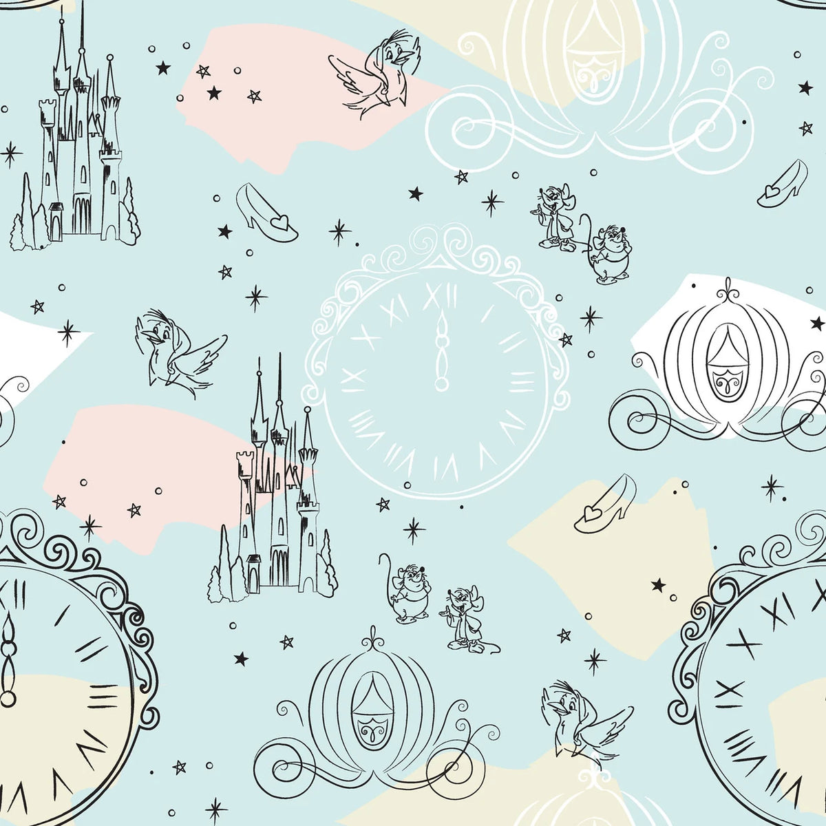 Licensed Prints - Disney - Outline Cinderella