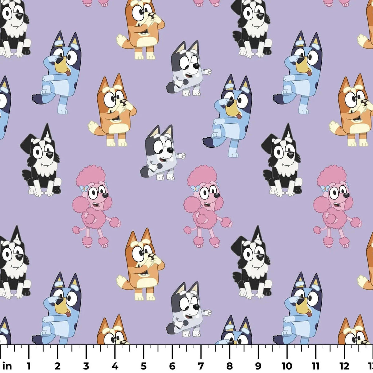 Licensed Prints - Bluey Playdate Partner - Lilac