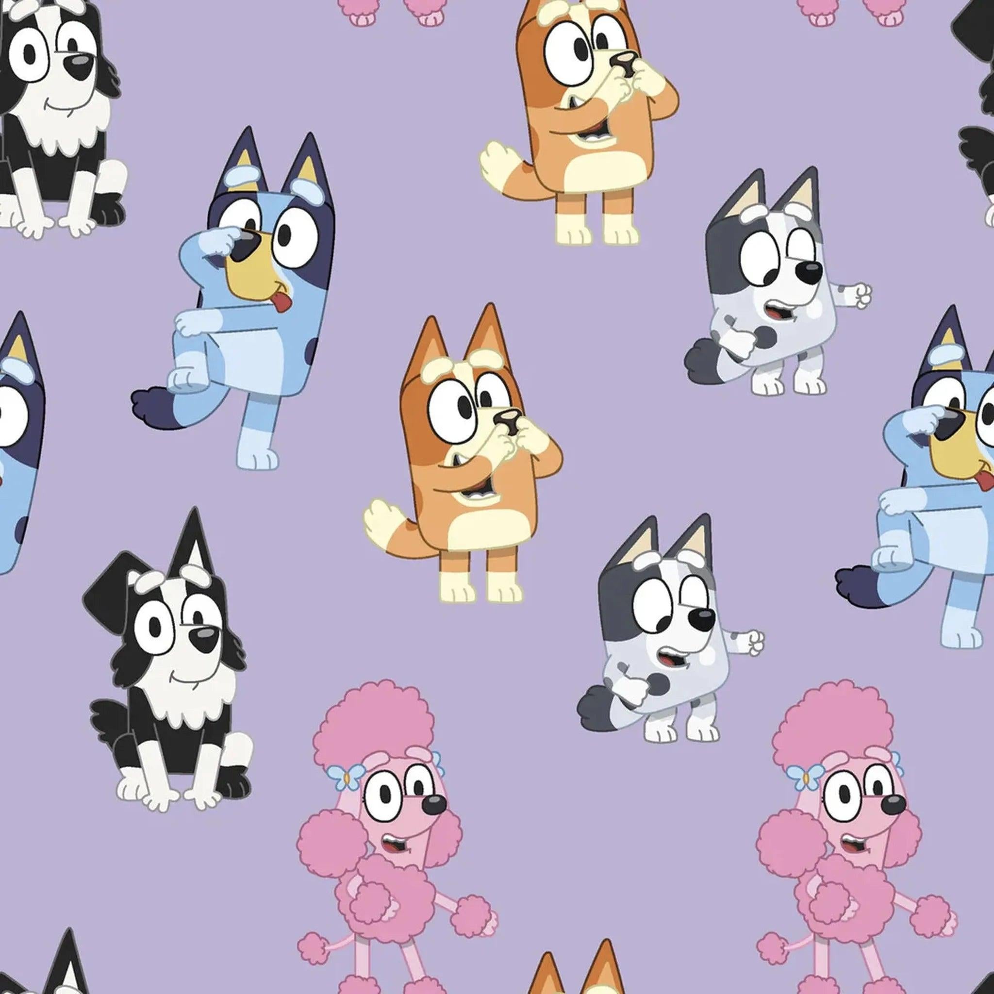 Licensed Prints - Bluey Playdate Partner - Lilac
