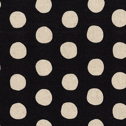Canvas Natural Dots by Sevenberry - Black