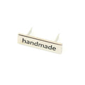 Sallie Tomato Serif Handmade Label - Nickel