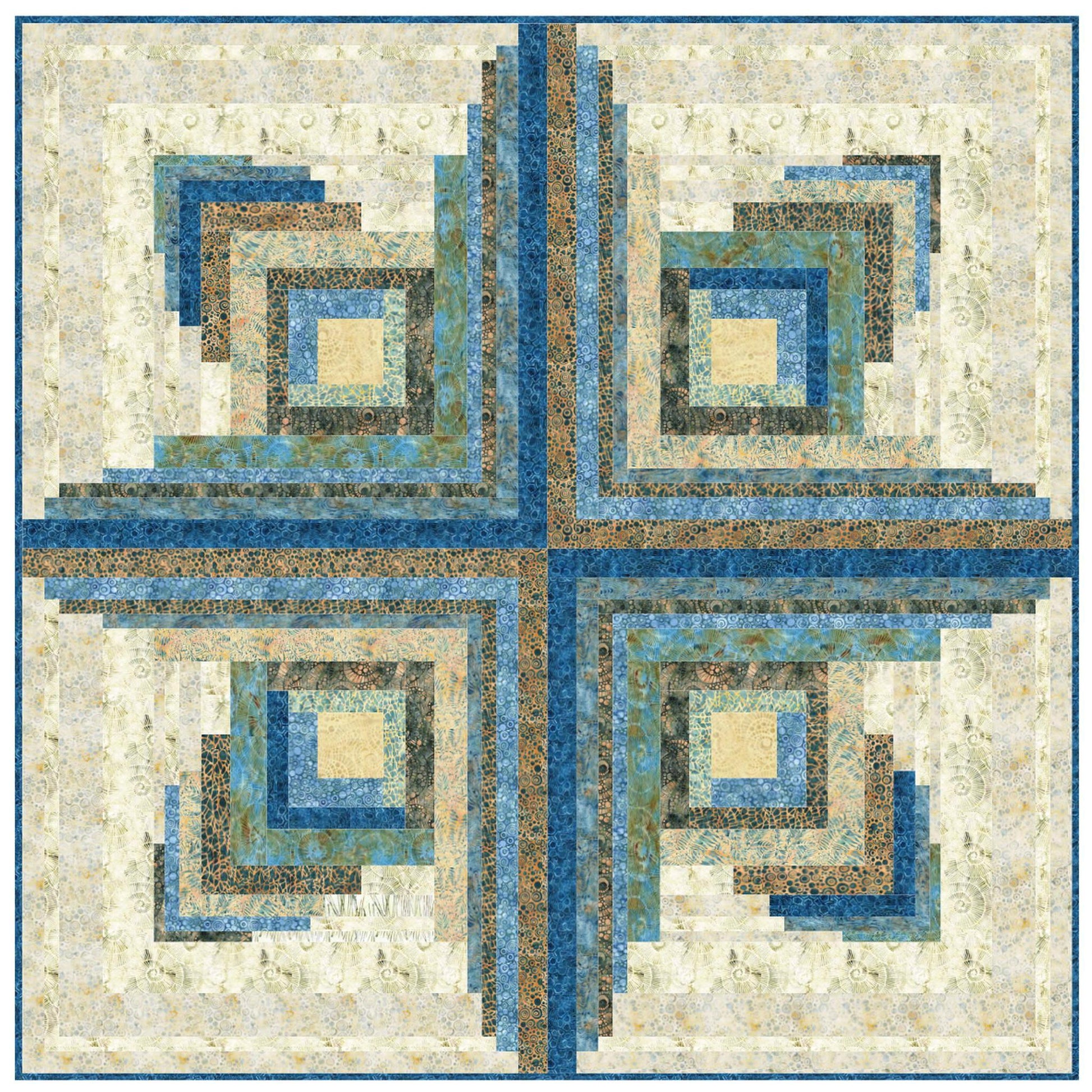 Kit: Echo in Stone Strata 72" x 72"
