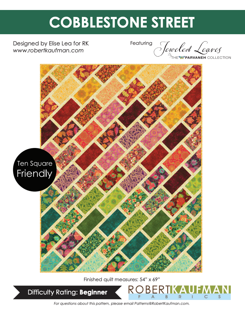 Cobblestone Street Quilt FREE PDF Download