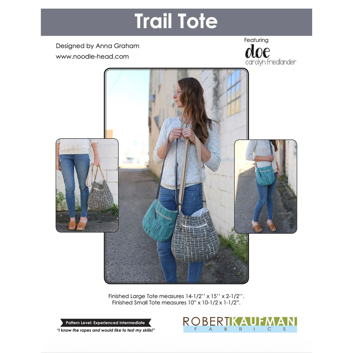 Trail Tote by Noodlehead FREE PDF Download