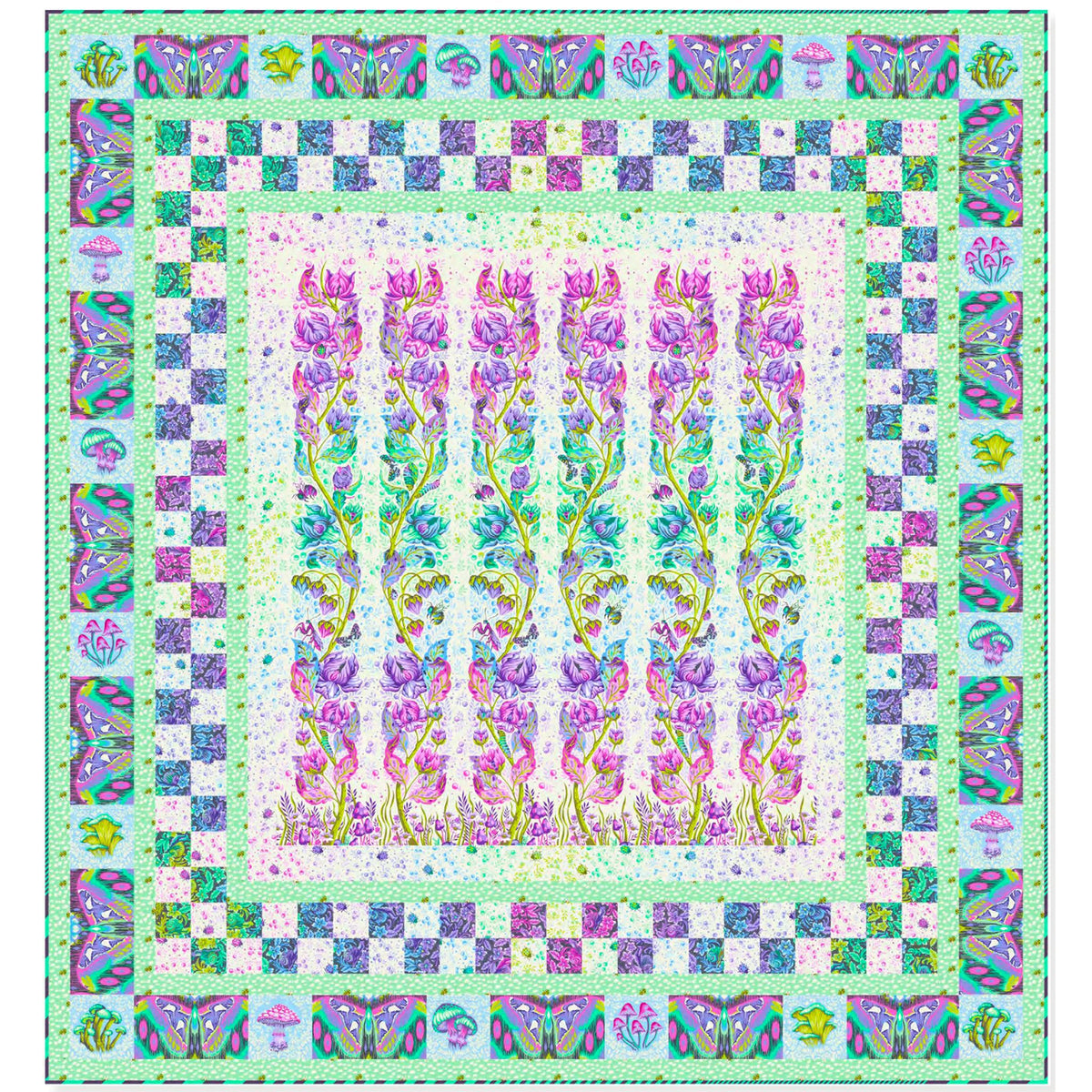 Glow Up Quilt Kit by Tula Pink - Multiple Colorways Available | 70" x 75"