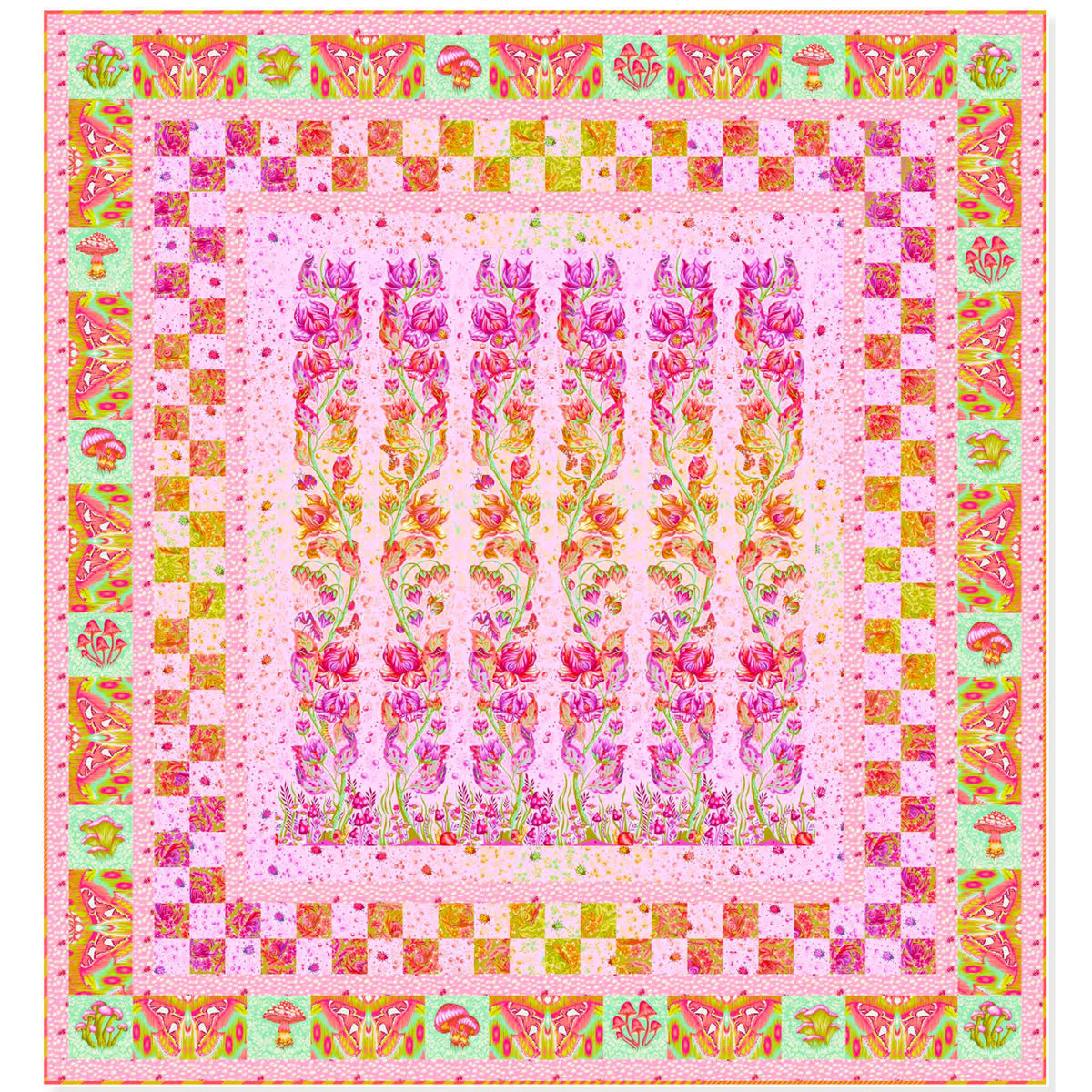 Glow Up Quilt Kit by Tula Pink - Multiple Colorways Available | 70" x 75"