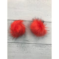 Set of Two Orange POMS (already completed) 3"
