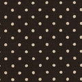 Sevenberry Canvas Black and Natural Dots