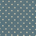 Sevenberry Canvas Denim and Natural Dots