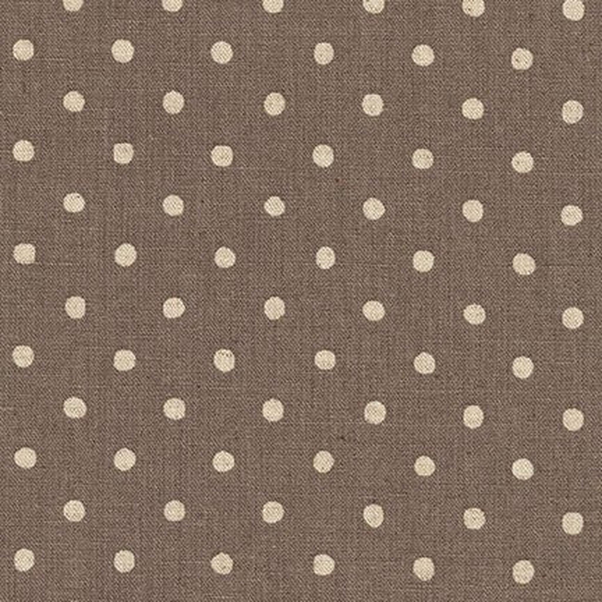 Sevenberry Canvas Grey and Natural Dots