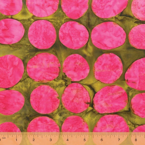 Here-There by Marcia Derse - River Rock - Bougainvillea