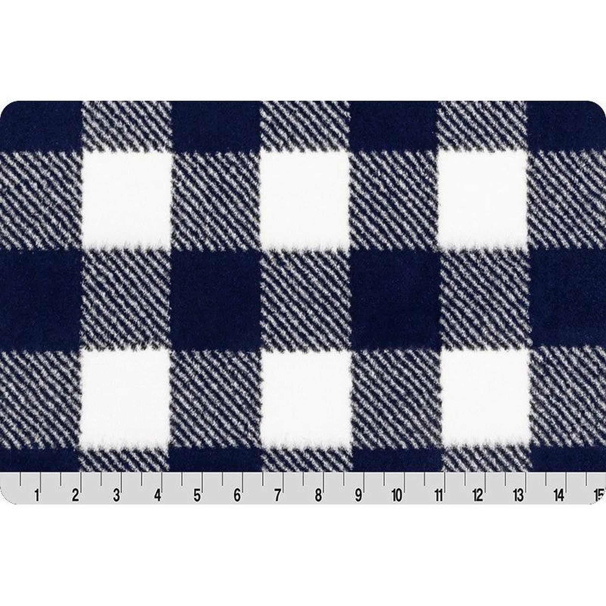 Shannon Luxe Cuddle Buffalo Check - Snow/Ink -