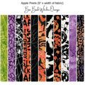 6" Apple Peels (11) - Boo Bash Batiks - Witches - Orange