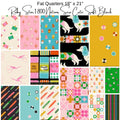 Fat Quarter Bundle (15) - 1 800 Notion - Sew Cute Soft Black