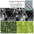 Big Easy Table Runner Kit - Spiders & Webs Green