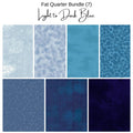 Fat Quarter Bundle (7) Light to Dark Blues