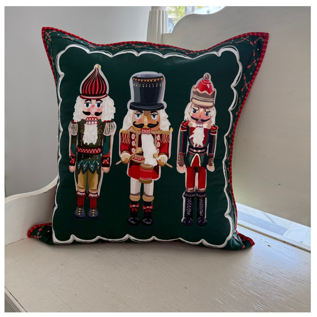 Holiday Nutcracker Pillow - Pattern included
