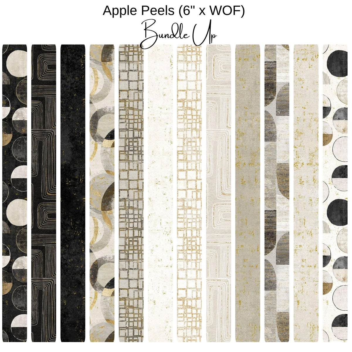 6" Apple Peels (12) - Gatsby - Champagne Noir