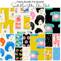 Fat Quarter Bundle (14) - Sparkle Mart - Yellow Blue Black