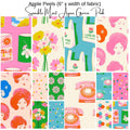 6" Apple Peel (14) - Sparkle Mart - Aqua Green Pink