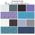 Fat Quarter Bundle (12) - Mirage Peacock, Violet & Monochromatic