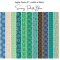 6" Peel (11) - Scenery by Elizabeth Hartman - Teal and Blue