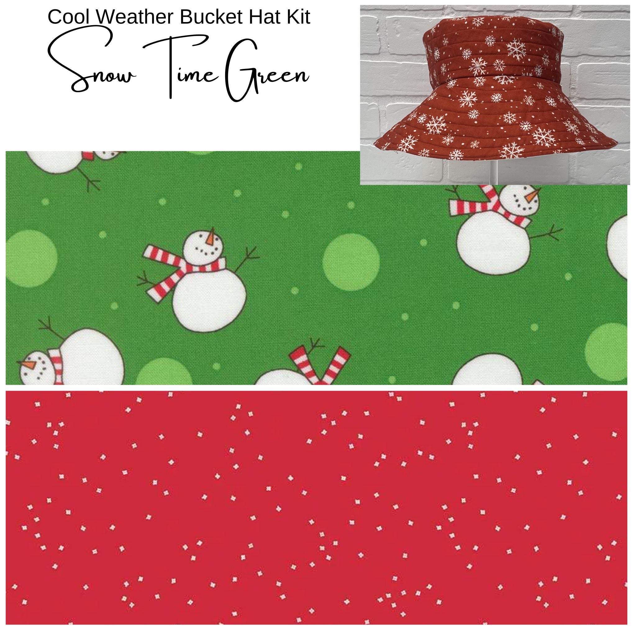 Kit: Cool Weather Bucket Hat (includes pattern)