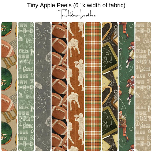 6" Apple Peels (9) - Touchdown - Leather