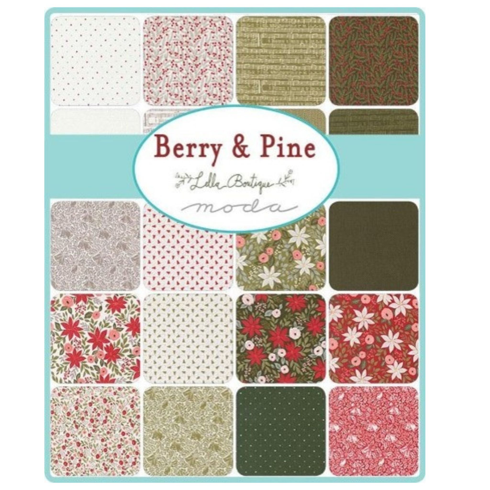 Giving Season Pillow Kit - Berry and Pine