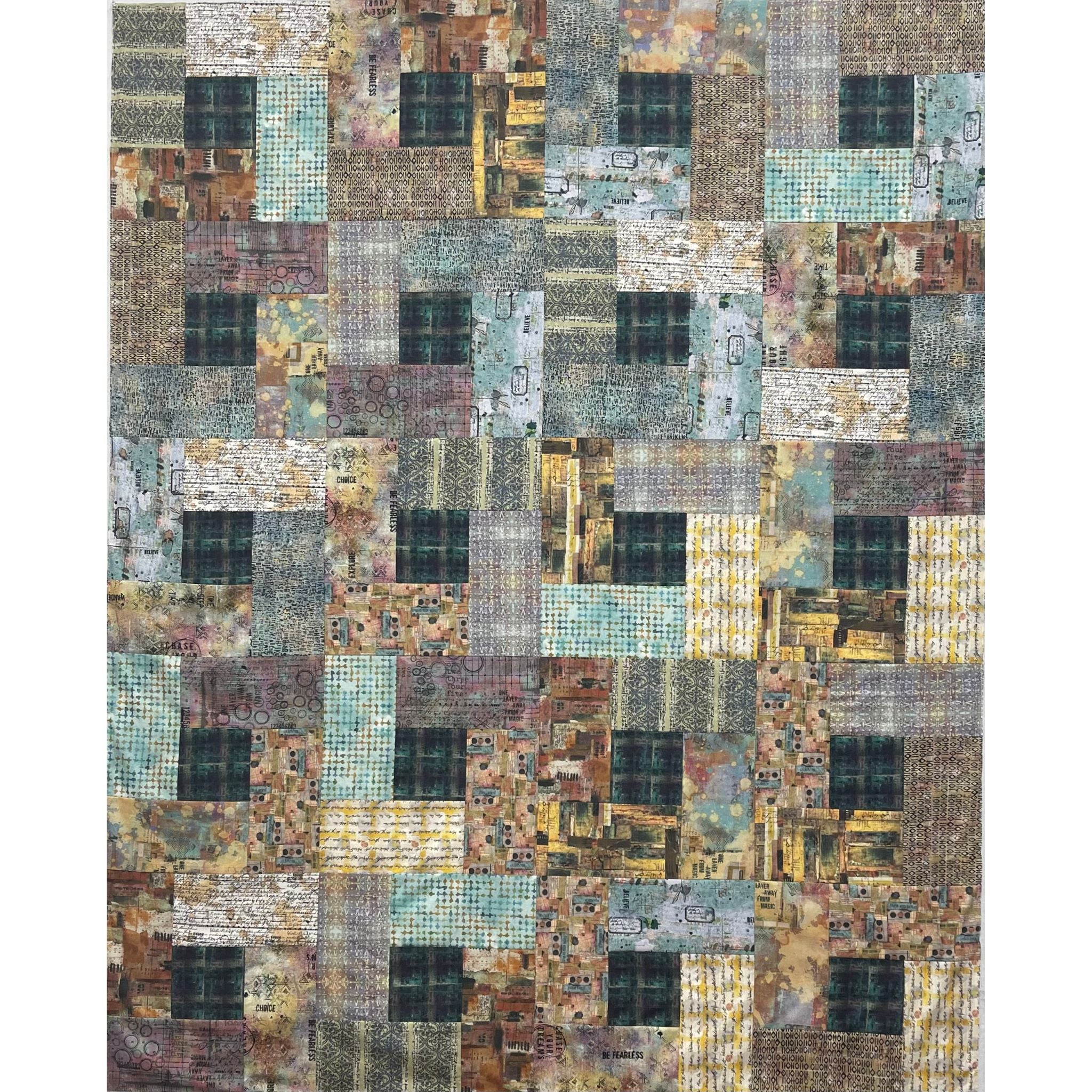 Iced Tea in One Layer Away Quilt Kit - 54" x 68"