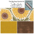 Big Easy Table Runner Kit - Garden Sunflower