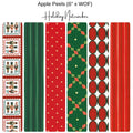 6" Apple Peels (6) - Holiday Nutcracker