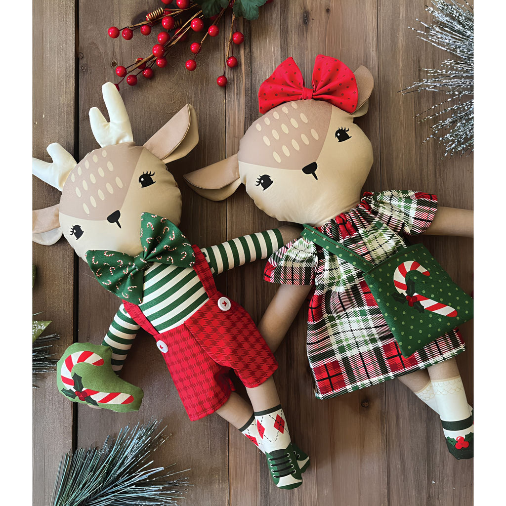 Holiday Cheer Panel 36" x 44" - Natural