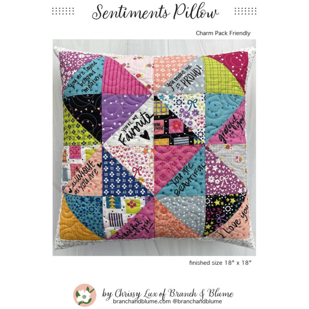 Sentiments Pillow FREE PDF Download