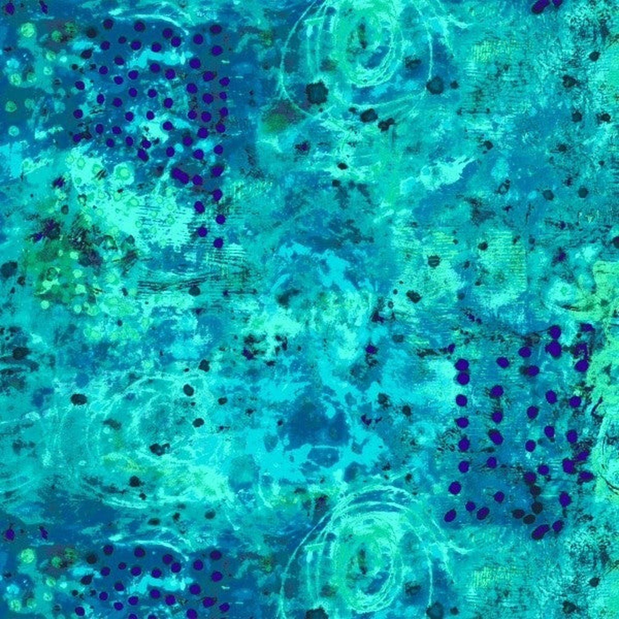 Spotted Graffiti by Marcia Derse - Blue Hour