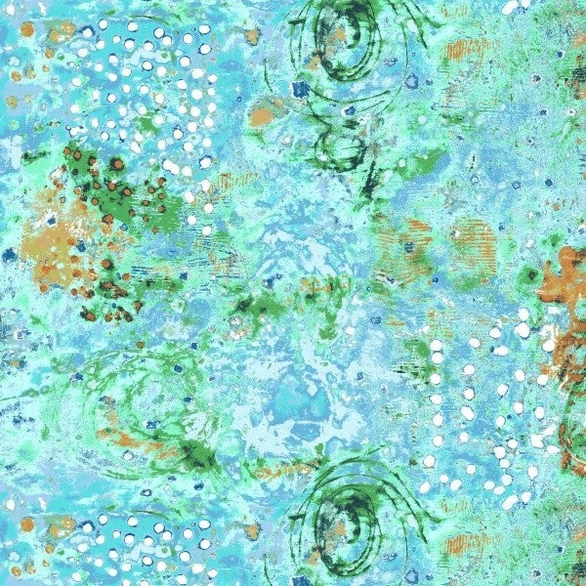 Spotted Graffiti by Marcia Derse - Sea Glass