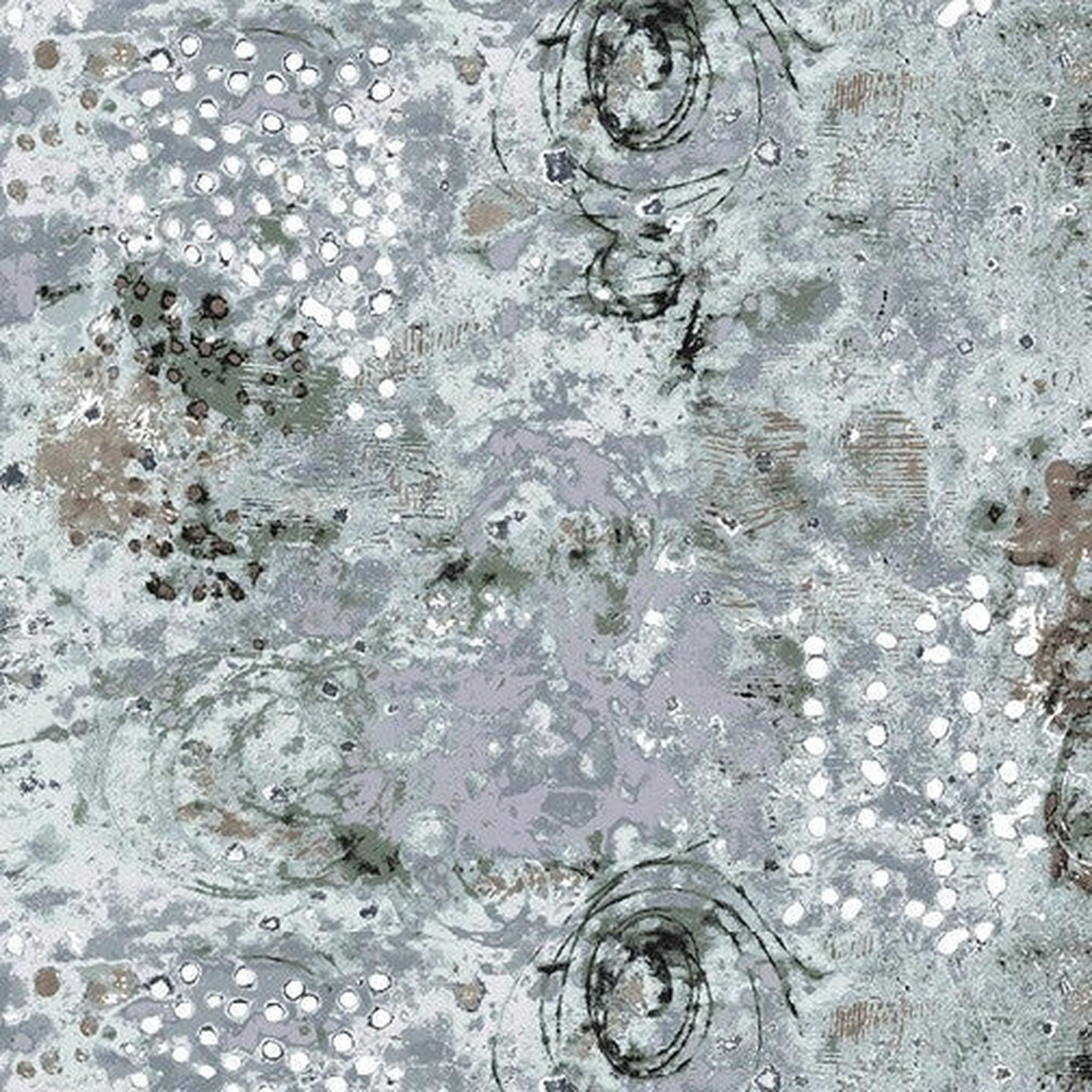 Spotted Graffiti by Marcia Derse - Snowball