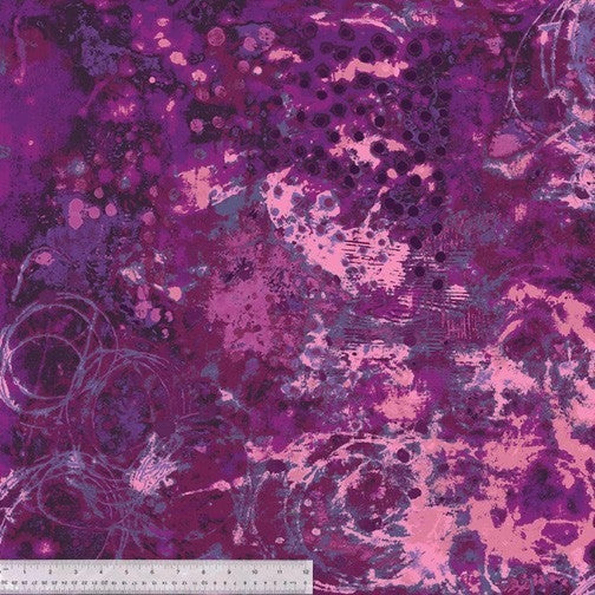 Spotted Graffiti by Marcia Derse - Spring Lilac