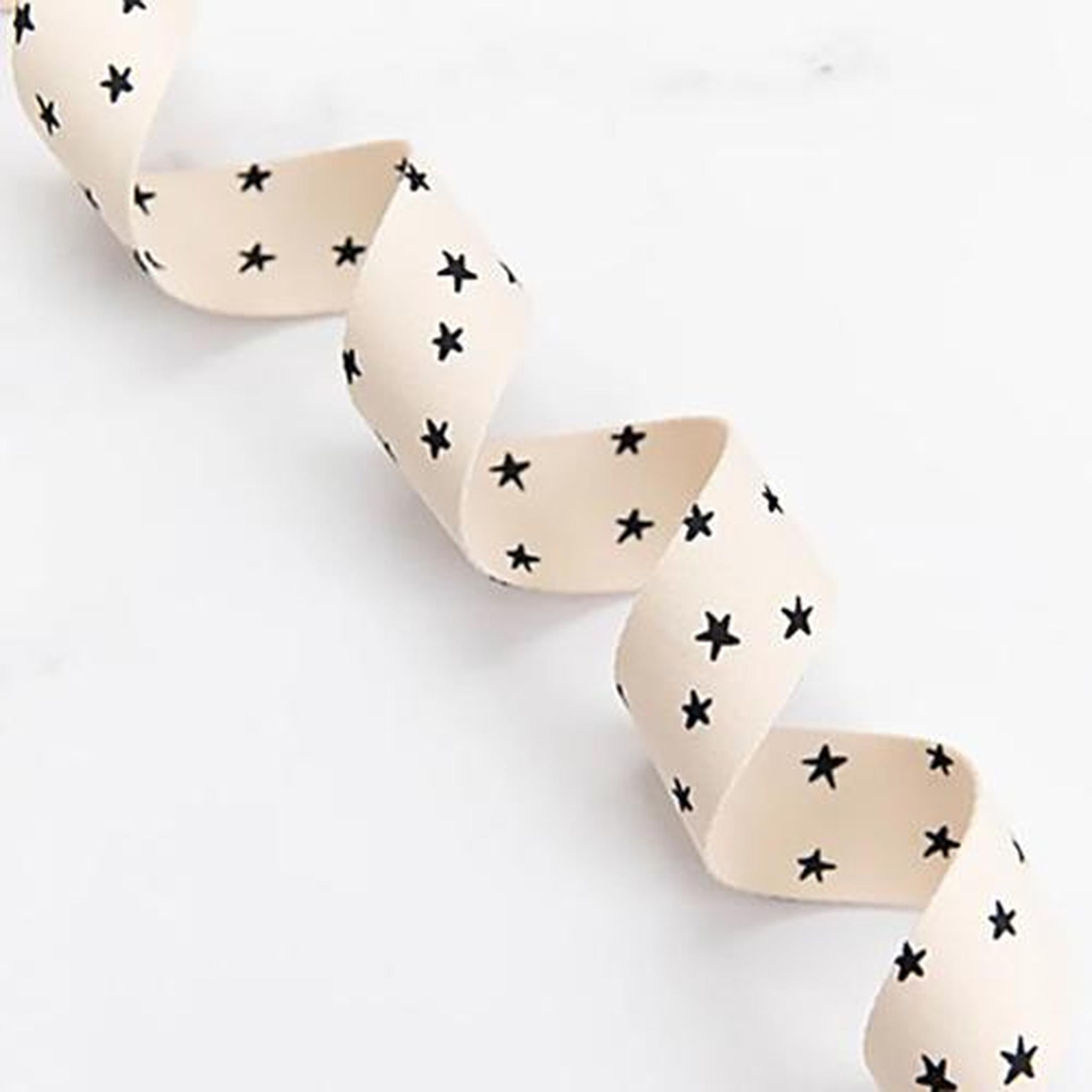 Starry Natural/Black 1 1/2" Webbing