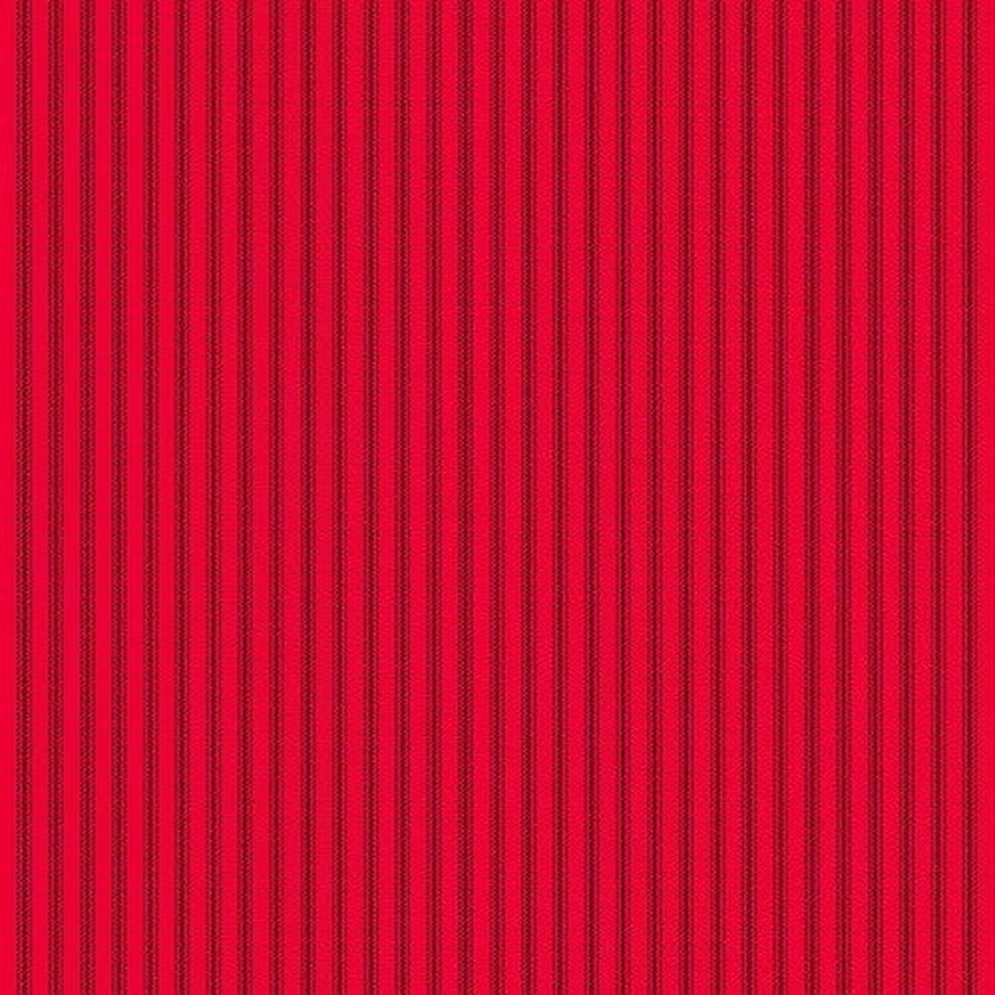 Stitching Housewives Stripes by Priscilla Blain - Black Ticking Stripe on Red