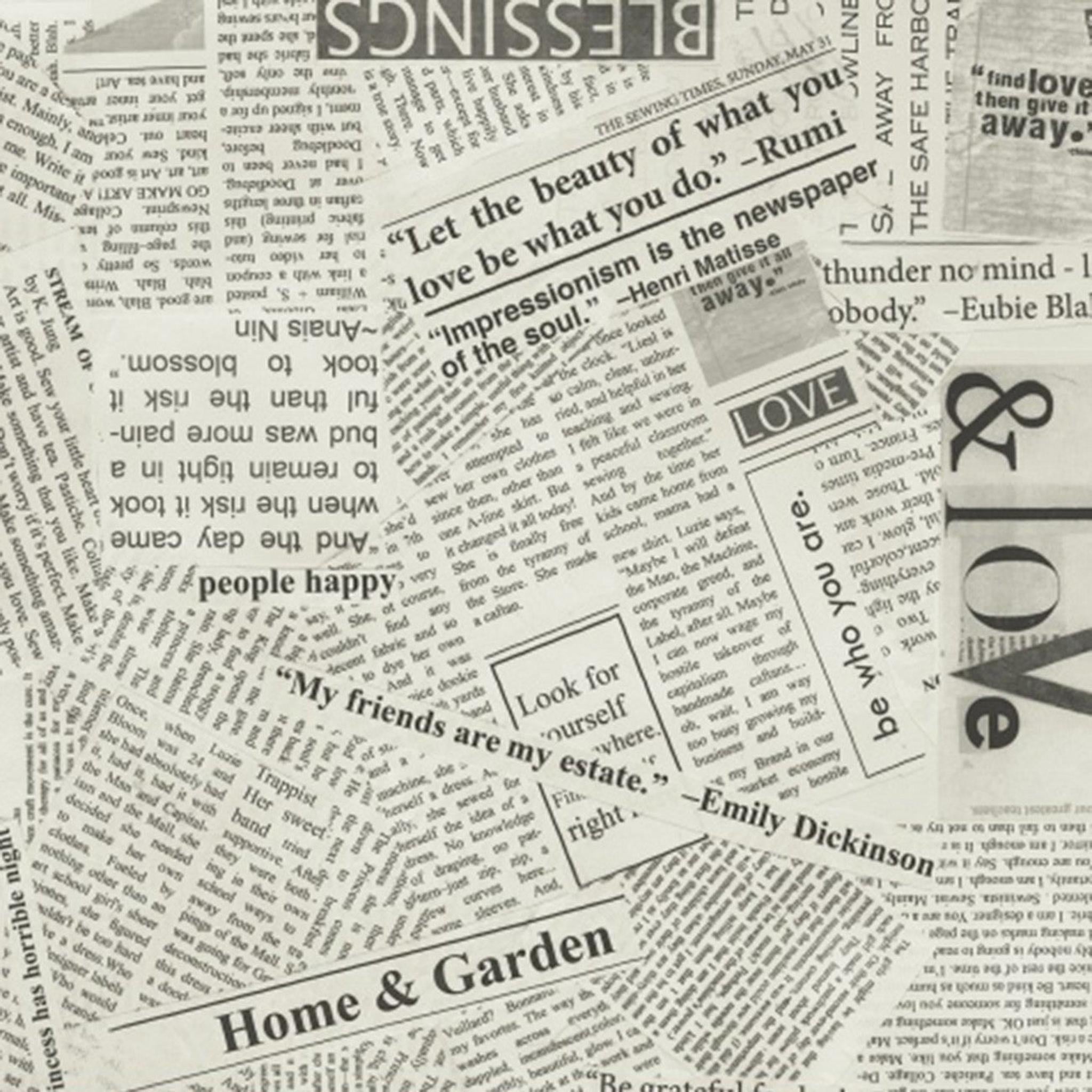 Story by Carrie Bloomston - Newsprint