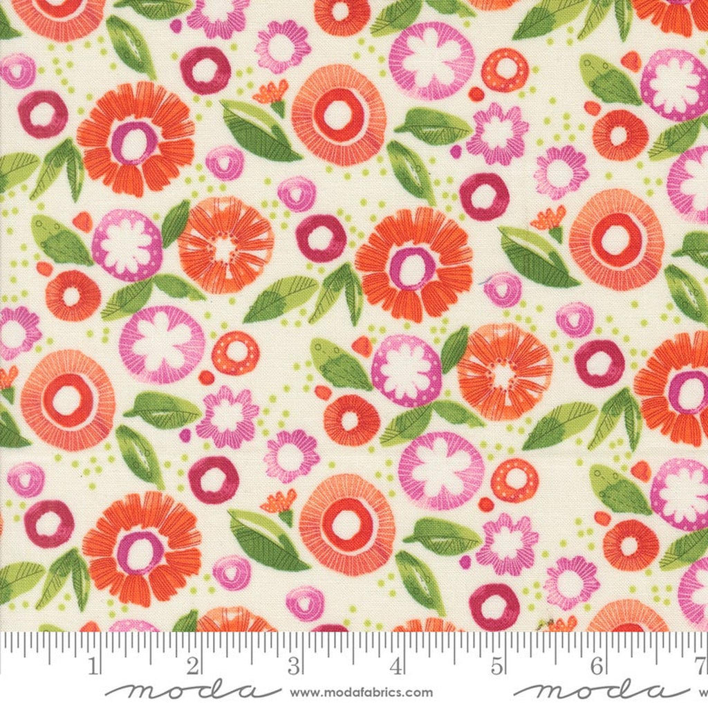 Superbloom Floral Cream by Robin Pickens