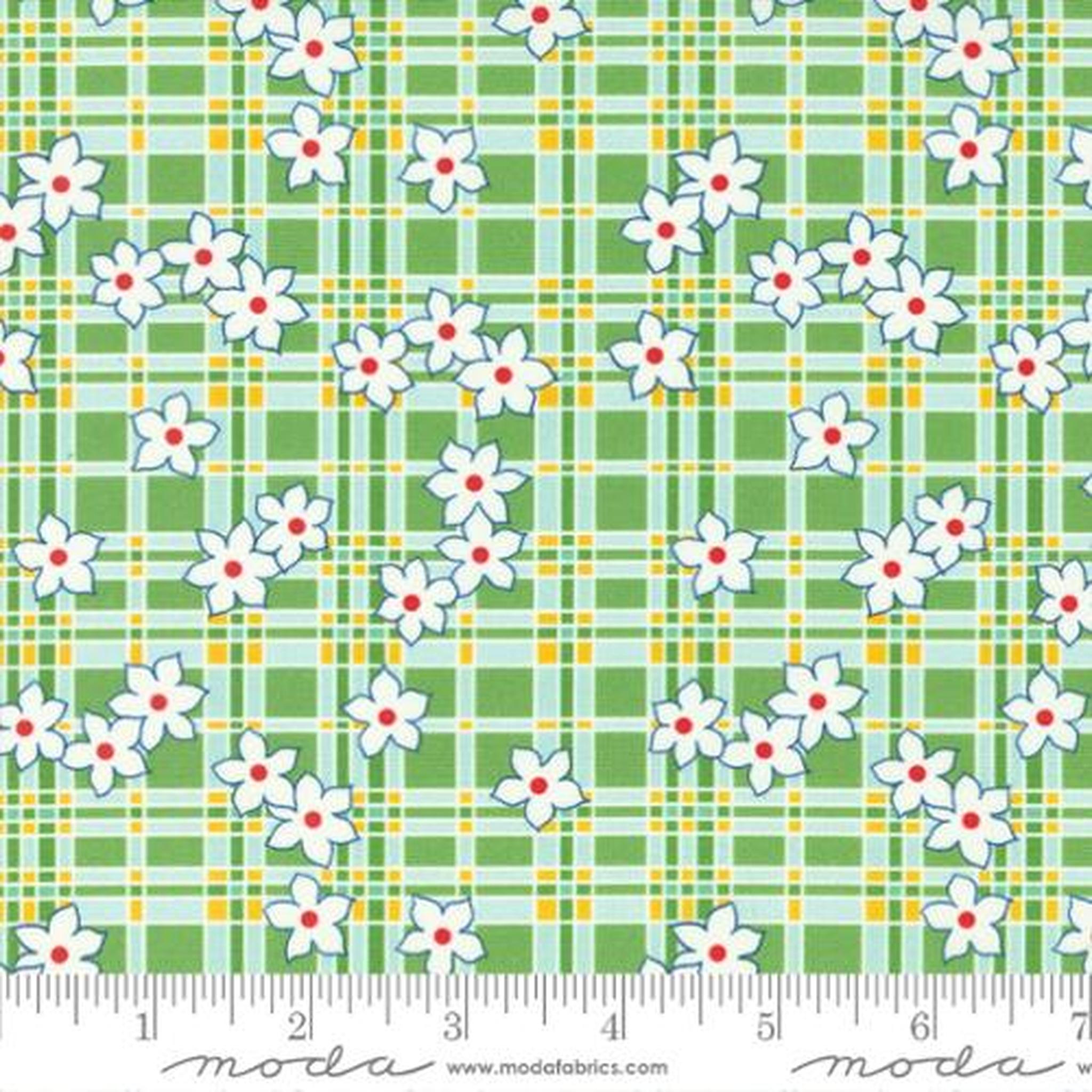 Sweet Melodies by American Jane - Green Plaid Floral
