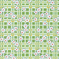 Sweet Melodies by American Jane - Green Plaid Floral